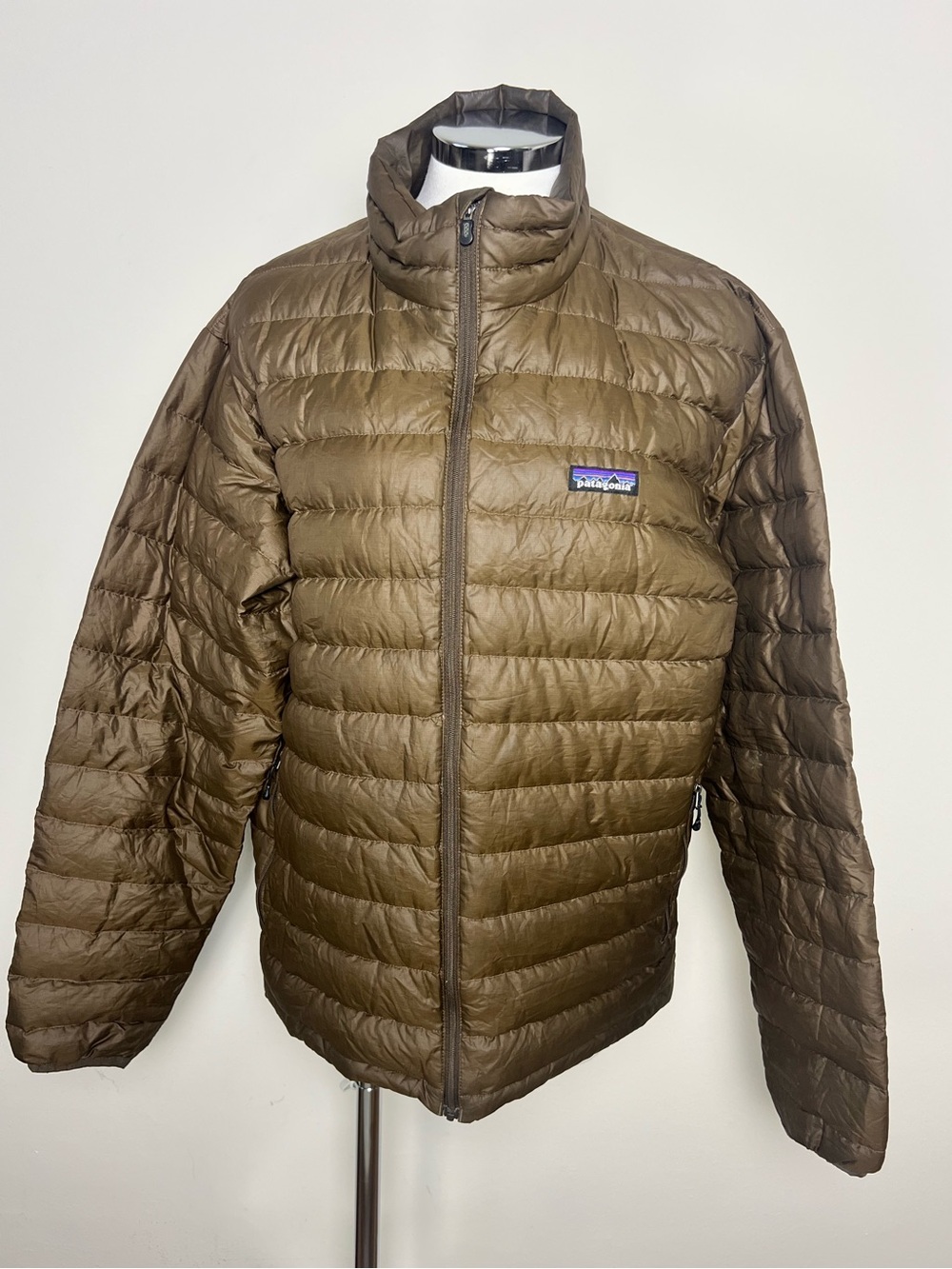 Patagonia Down Sweater Jacket Men’s M Brown 800 Fill Down Puffer 84673
